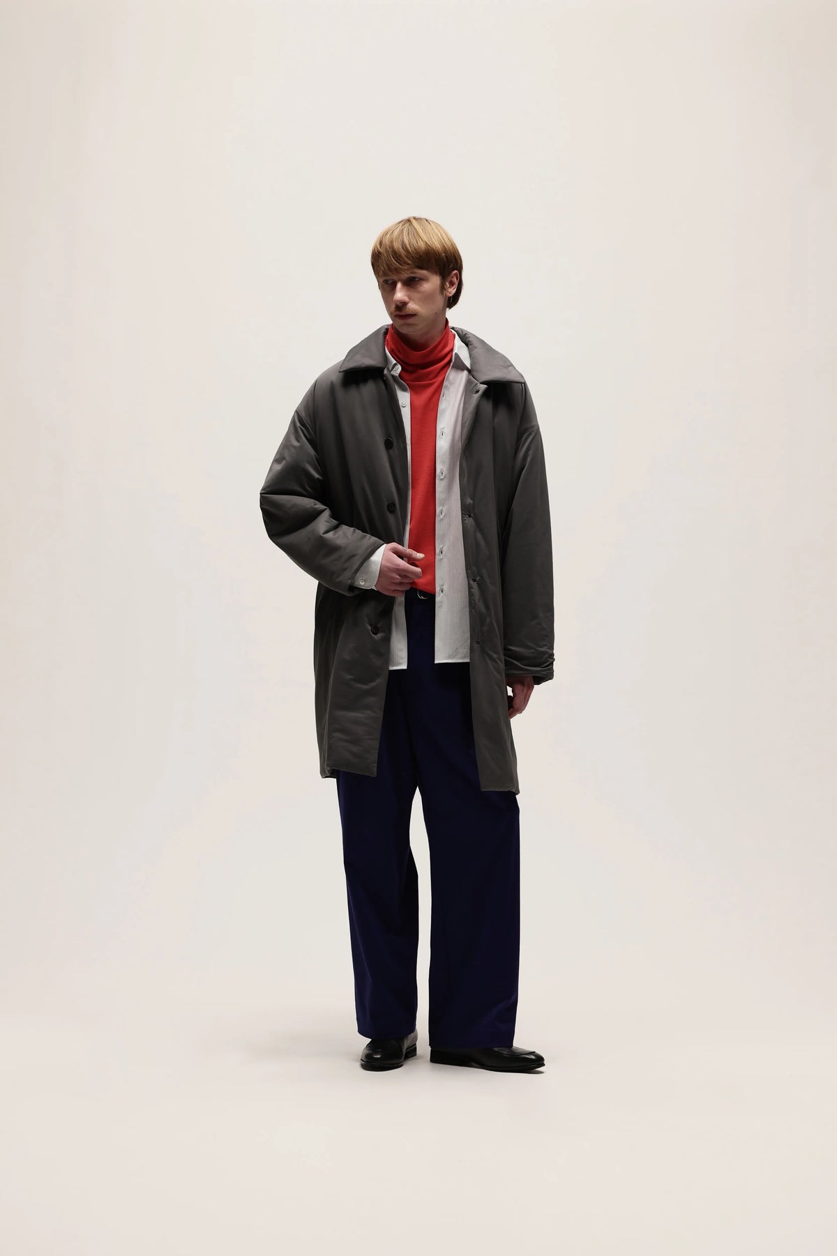 KANEMASA PHIL. - 46G Padded Coat - BLACK