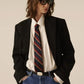 INSCRIRE - Wool Gabardine Double-Brested Jacket - BLACK