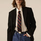 INSCRIRE - Wool Gabardine Double-Brested Jacket - BLACK