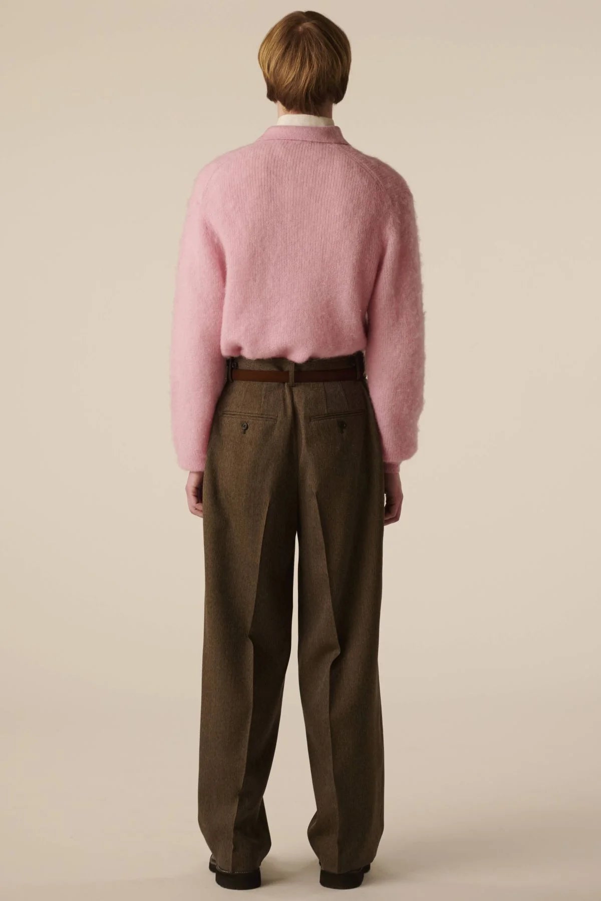 INSCRIRE - Mohair Polo - CHARCOAL