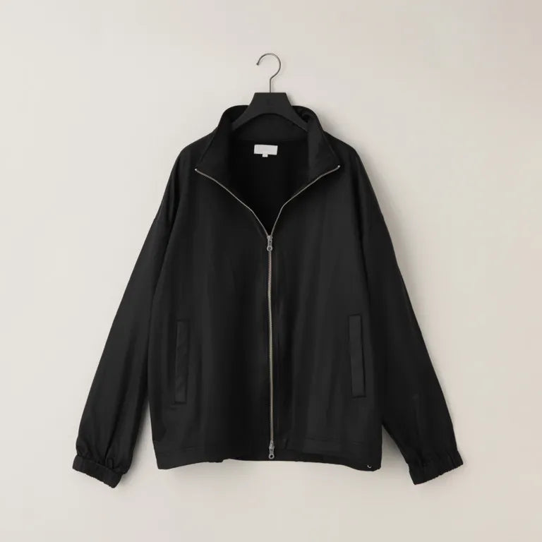 KANEMASA PHIL. - 36G ECONYL Embossed Blouson - BLACK