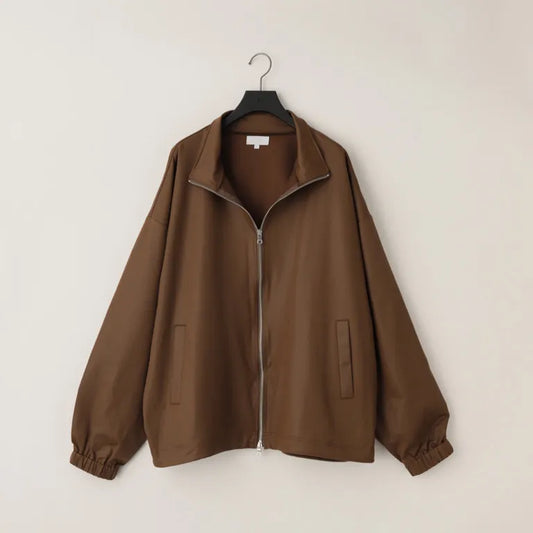 KANEMASA PHIL. - 36G ECONYL Embossed Blouson - BROWN