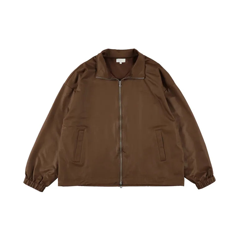 KANEMASA PHIL. - 36G ECONYL Embossed Blouson - BROWN