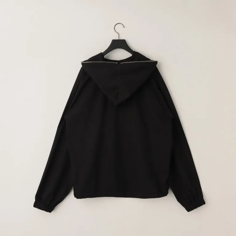 KANEMASA PHIL. - 46G Solaro Zip Hoodie - BLACK BROWN