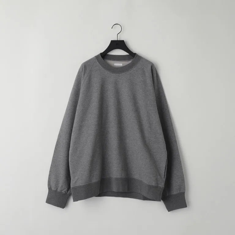 KANEMASA PHIL. - 36G Raglan Heather Pullover - CHARCOAL DYE