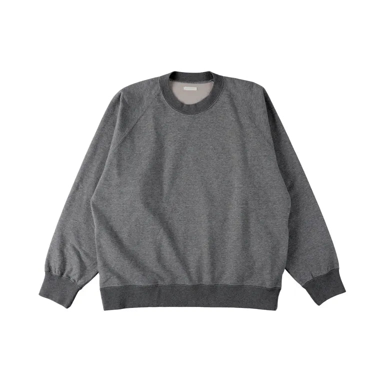 KANEMASA PHIL. - 36G Raglan Heather Pullover - CHARCOAL DYE