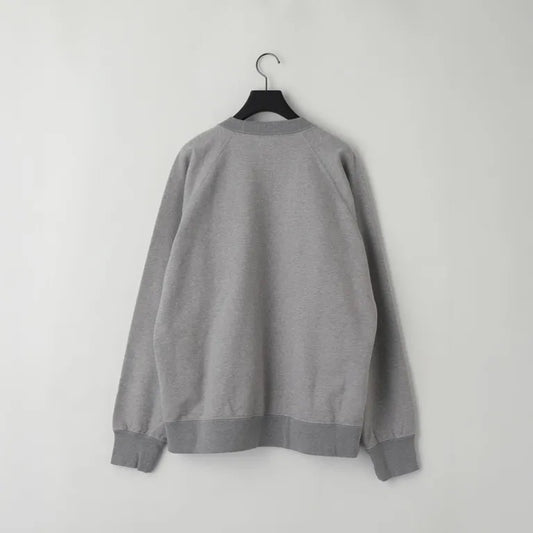 KANEMASA PHIL. - 36G Raglan Heather Pullover - GRAY DYE