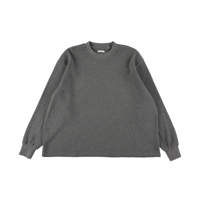 KANEMASA PHIL. - 18G Heather Waffle - CHARCOAL