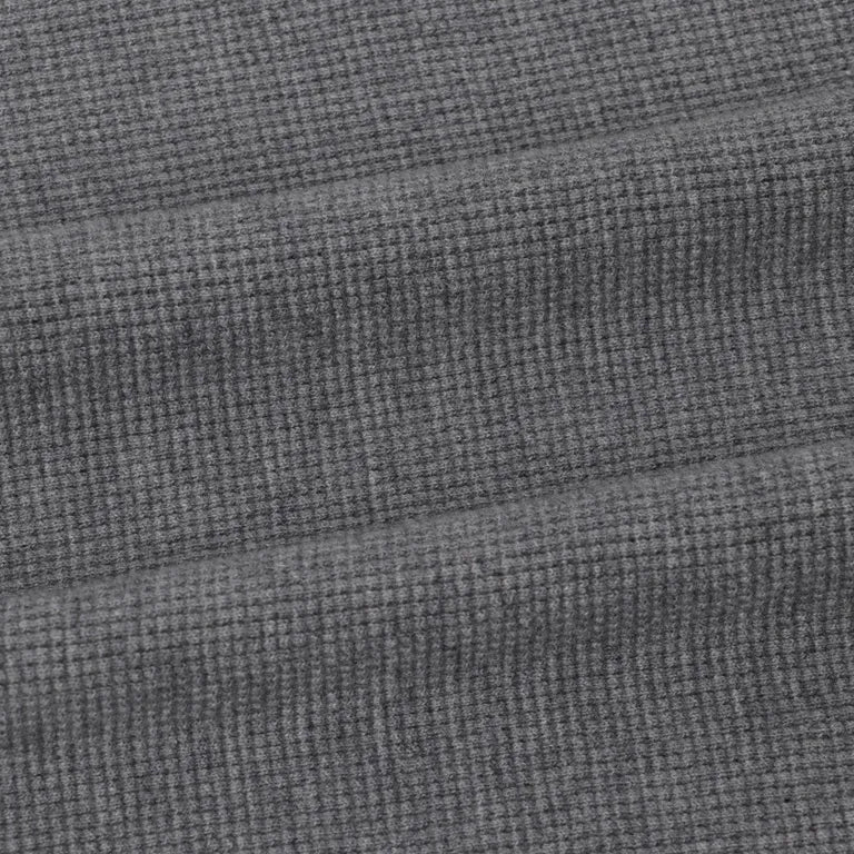 KANEMASA PHIL. - 18G Heather Waffle - CHARCOAL