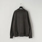 KANEMASA PHIL. - 36G Fine Sweat Freedom Sleeve Pullover - CHARCOAL PIGMENT