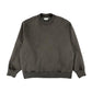 KANEMASA PHIL. - 36G Fine Sweat Freedom Sleeve Pullover - CHARCOAL PIGMENT
