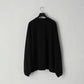 KANEMASA PHIL. - 28G Cupro Freedom Sleeve Pullover - BLACK