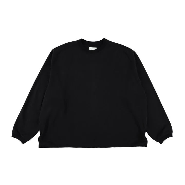 KANEMASA PHIL. - 28G Cupro Freedom Sleeve Pullover - BLACK