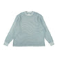 KANEMASA PHIL. - 18G Garment Dye Waffle - BLUE GREY PIGMENT