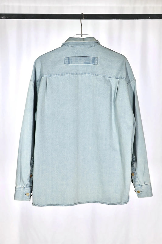 TANAKA - OVERSHIRT - ASH BLUE