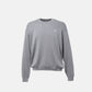 SimplyComplicated - SCRIPT KNIT L/S TEE - DARK GRAY