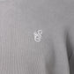 SimplyComplicated - SCRIPT KNIT L/S TEE - DARK GRAY