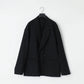 KANEMASA PHIL. - 36G Wool Stripe Double Jacket - BLACK