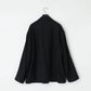 KANEMASA PHIL. - 36G Wool Stripe Double Jacket - BLACK