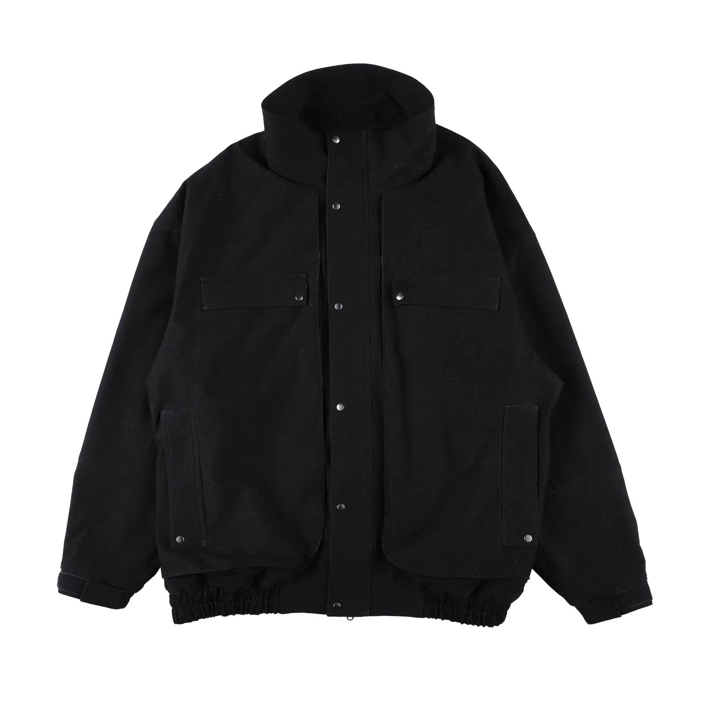 KANEMASA PHIL. - 36G Glittery Double Blouson - BLACK(Night Black)