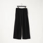 KANEMASA PHIL. - 36G Draping Pants - 黑色硫化染