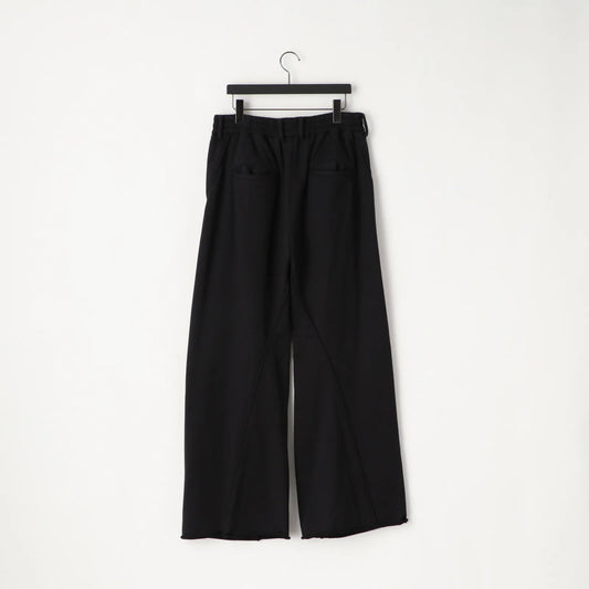 KANEMASA PHIL. - 36G Draping Pants - BLACK sulfur dye