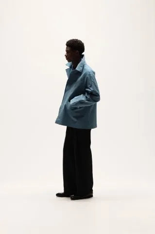 KANEMASA PHIL. - 36G Draping Pants - 黑色硫化染