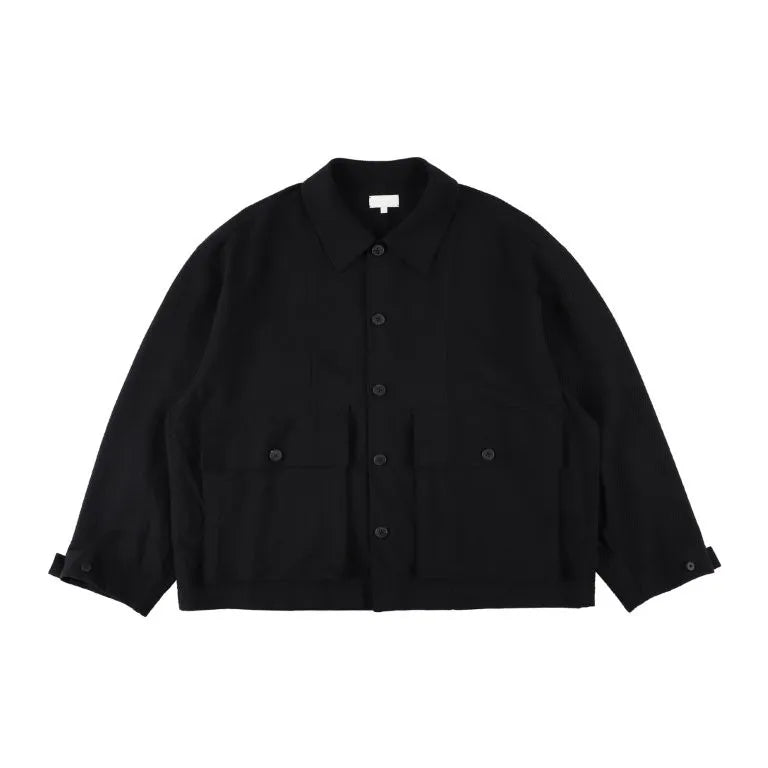 KANEMASA PHIL. - 28G High Twist Work Jacket - BLACK