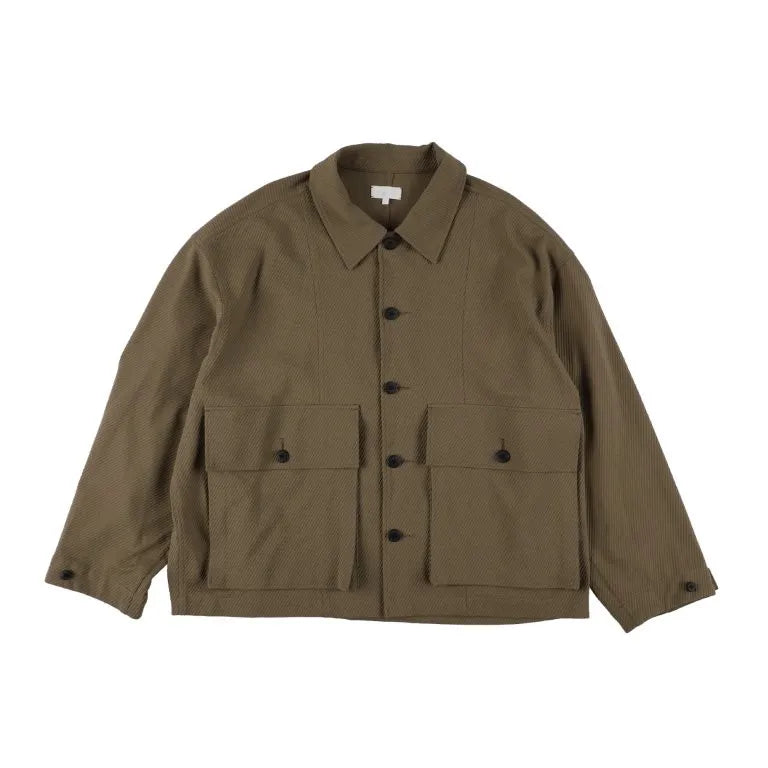 KANEMASA PHIL. - 28G High Twist Work Jacket - KHAKI