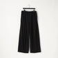 KANEMASA PHIL. - 36G Fine Sweat Draping Easy Pants - BLACK DYE