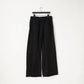 KANEMASA PHIL. - 36G Fine Sweat Draping Easy Pants - BLACK DYE