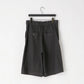 KANEAMSA PHIL. - 46G SOLARO Gurkha Shorts - CHARCOAL BLACK