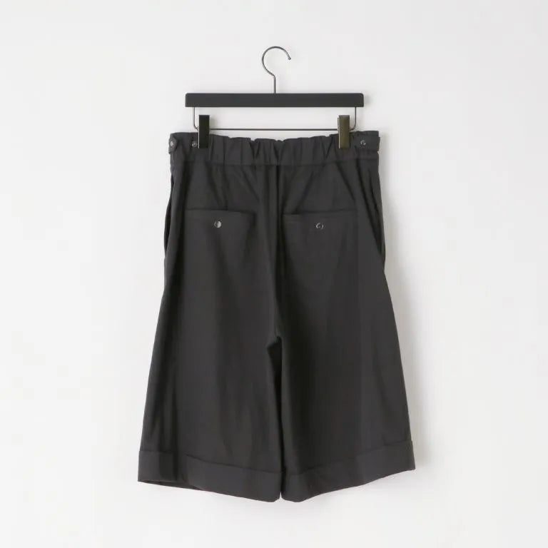 KANEAMSA PHIL. - 46G SOLARO Gurkha Shorts - CHARCOAL BLACK