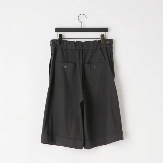 KANEAMSA PHIL. - 46G SOLARO Gurkha Shorts - CHARCOAL BLACK