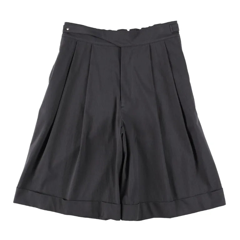 KANEAMSA PHIL. - 46G SOLARO Gurkha Shorts - CHARCOAL BLACK