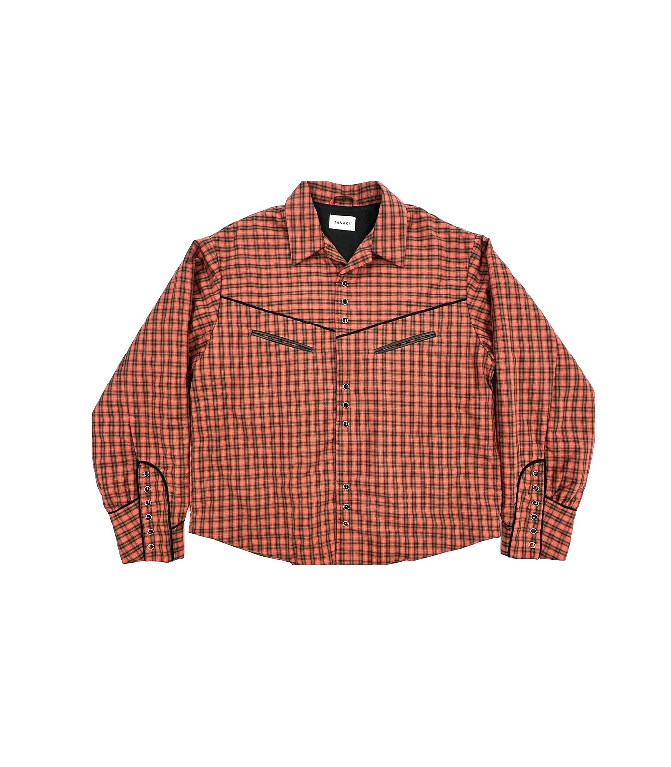 TANAKA - PADDED WESTERN SHIRT - RED CHECK