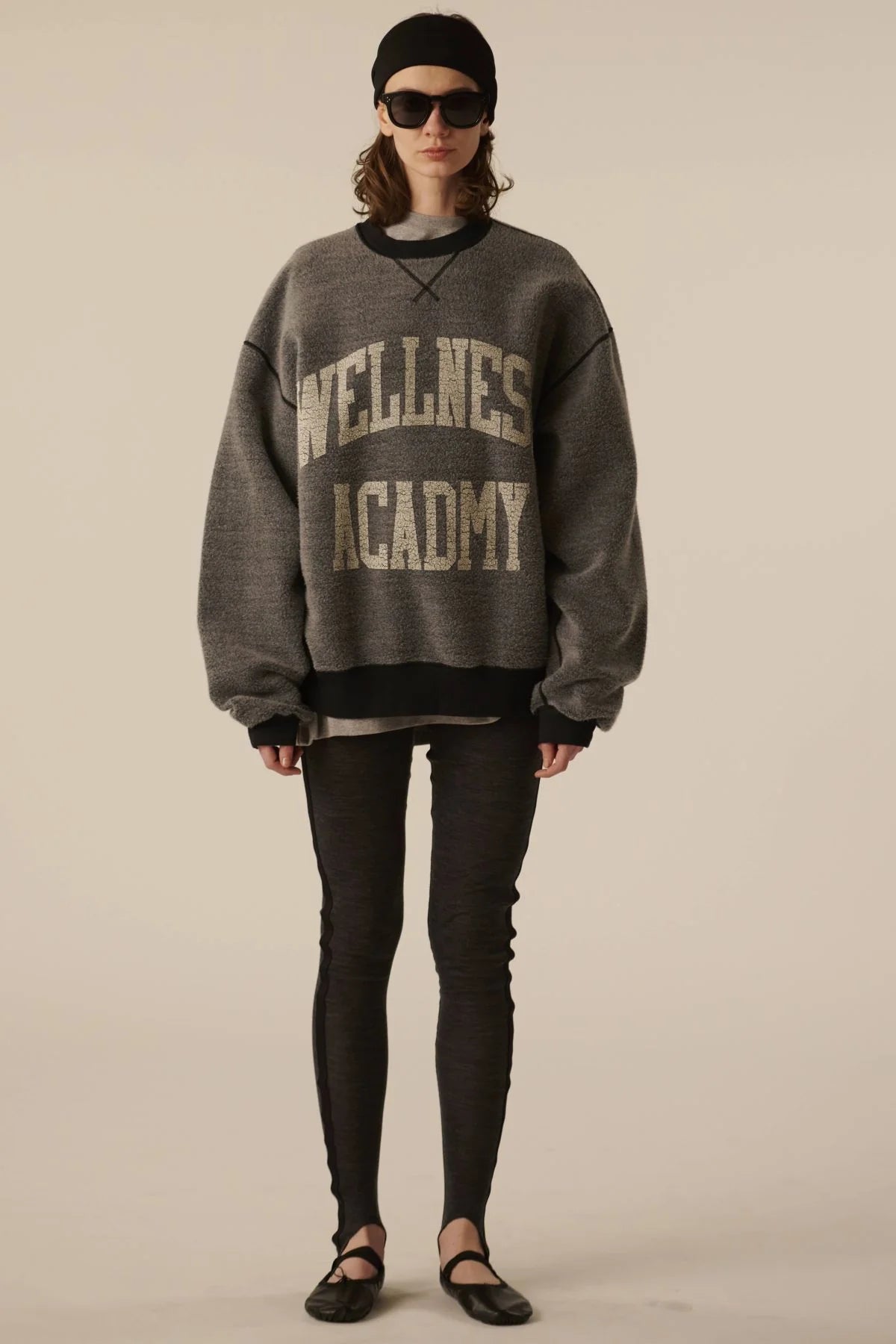 INSCRIRE - Loose Fit Reversible Sweat - BLACK USED