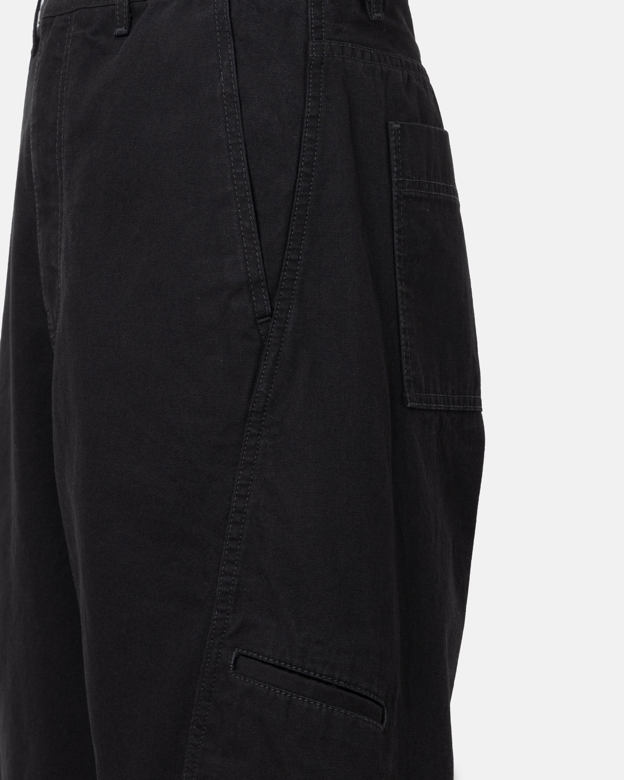 パンツ Simply Complicated TWISTED WORK PANTS 2 SimplyComplicated TWISTED WORK PANTS - BLACK – un