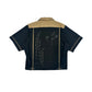 TANAKA - BOWLING SHIRT - BLACK(EMBROIDERY)