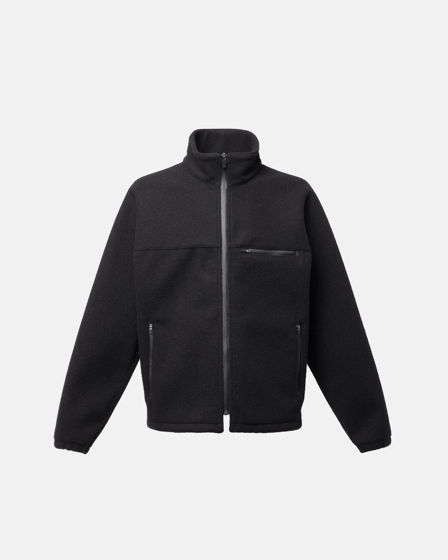 SimplyComplicated - WOOLSTORM SHORT BLOUSON - BLACK