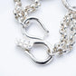 WAKAN SILVER SMITH - Horse bit bracelet L - SILVER