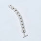 WAKAN SILVER SMITH - Spirit Horseshoe Bracelet (ALL beads) - SILVER