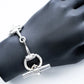 WAKAN SILVER SMITH - Horse bit bracelet (double) - SILVER