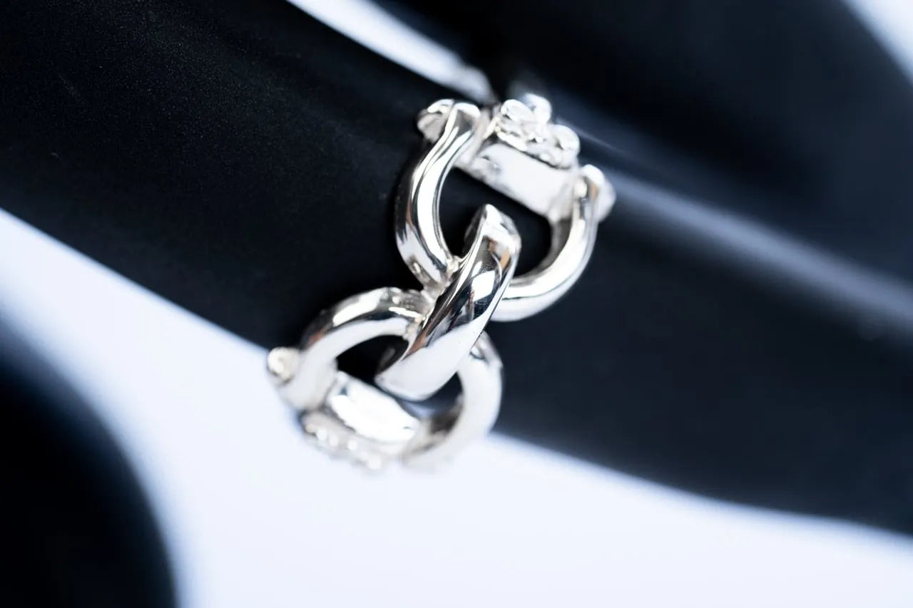WAKAN SILVER SMITH - Horse bit ring - SILVER