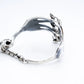 WAKAN SILVER SMITH - Double fork bracelet - SILVER