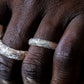 WAKAN SILVER SMITH - Arabesque half round ring S - SILVER