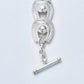 WAKAN SILVER SMITH - Spirit Horseshoe Bracelet (ALL beads) - SILVER