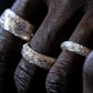 WAKAN SILVER SMITH - Arabesque half round ring M - SILVER