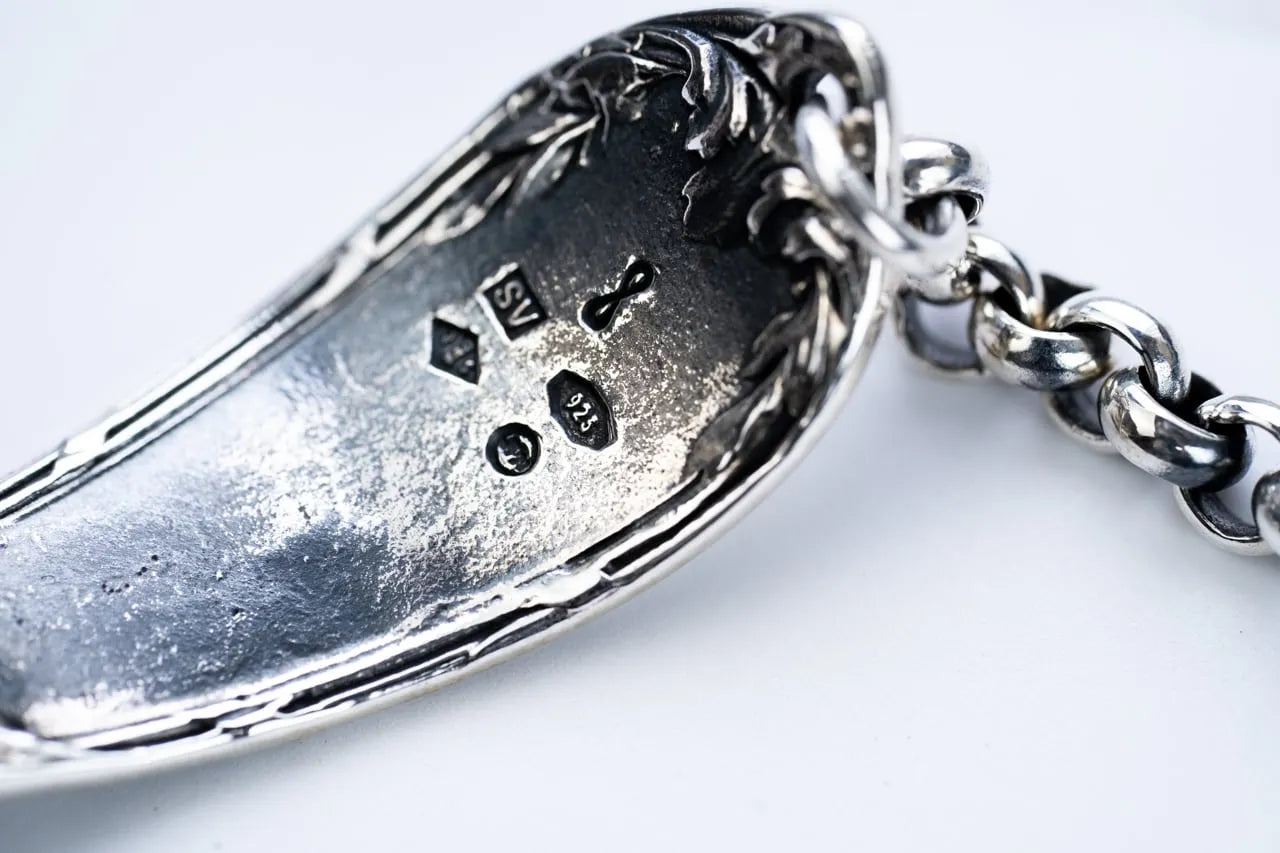 WAKAN SILVER SMITH - Double cutlery bracelet - SILVER