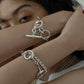 WAKAN SILVER SMITH - Horse bit bracelet (double) - SILVER